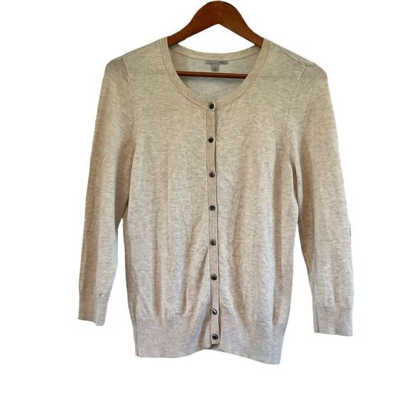 3 for $30! Halogen cream cardigan. Size medium - Picture 1 of 9